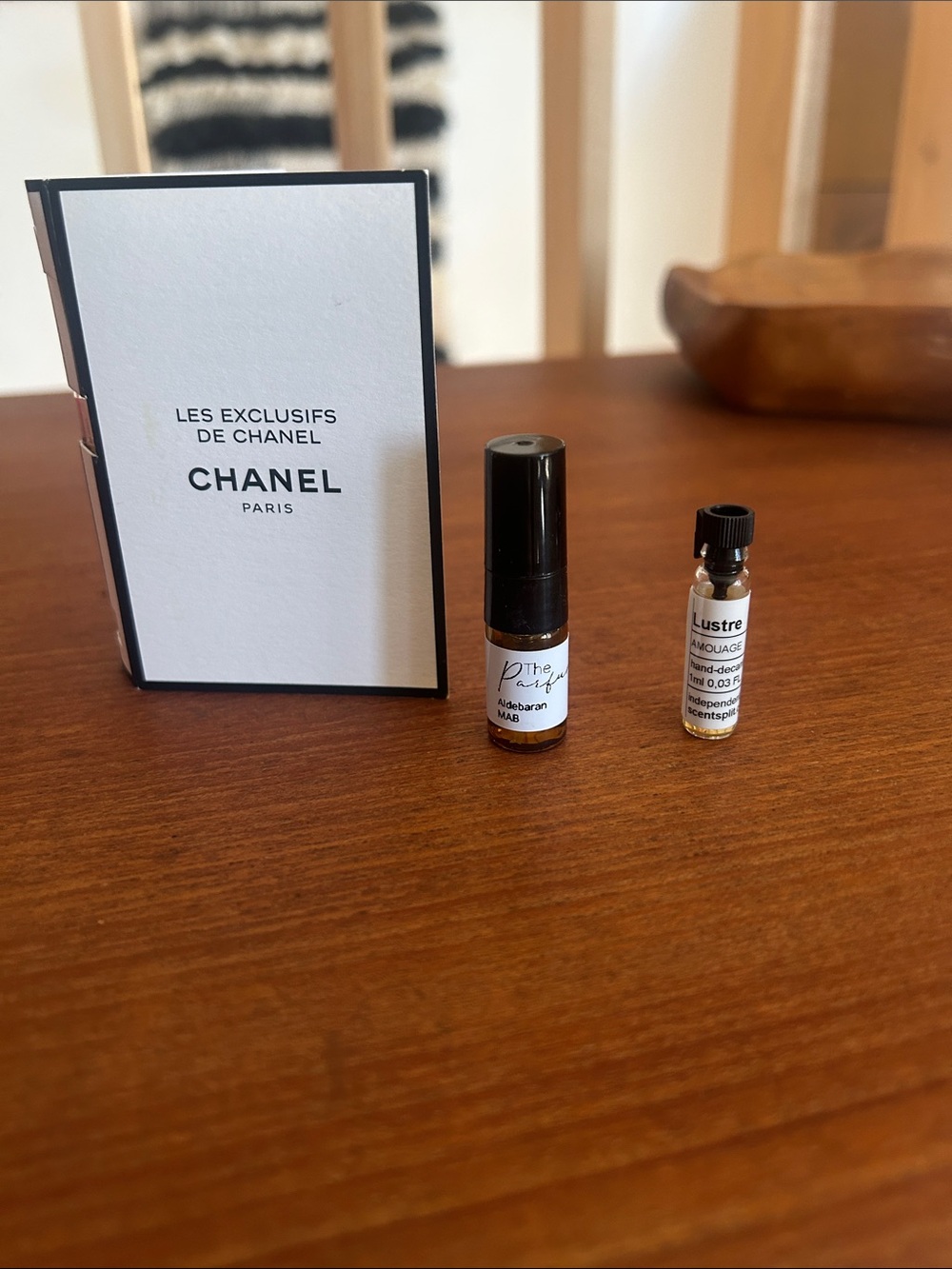 Sample lot Chanel, Marc Antoine Barrois and Amouage ,